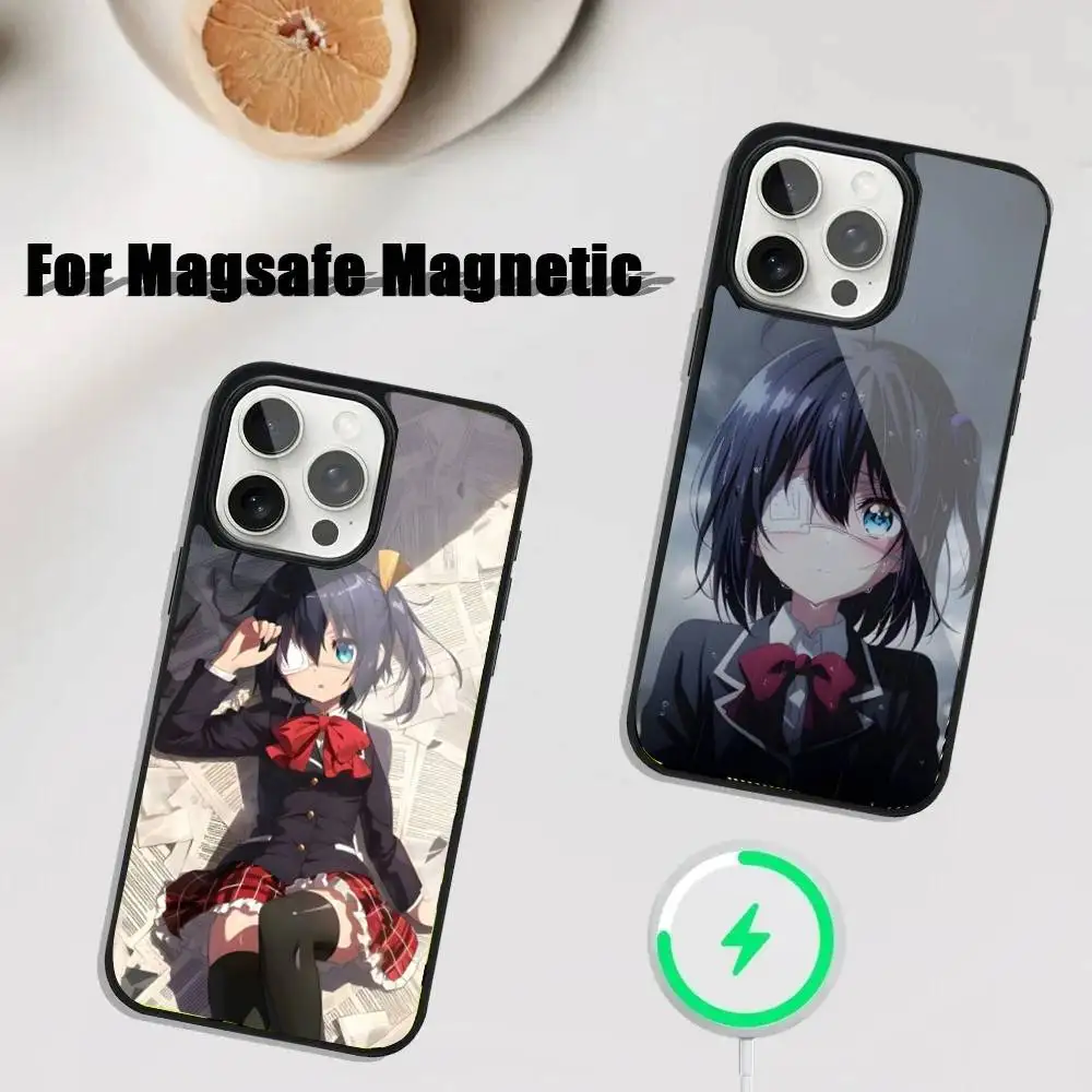 

Anime R-Rikka T-Takanashi Phone Case For iPhone 17,16,15,14,13,12,11,Pro,Max,Plus,Mini,SE4,E Magnetic Magsafe Wireless Charging