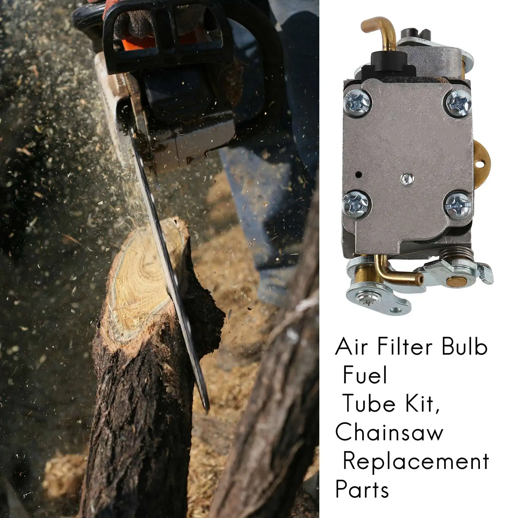 Carburetor Air Filter Bulb Fuel Tube Kit For Mcculloch CS380 CS340 CS 340 380 Chainsaw Replacement Parts-Retail