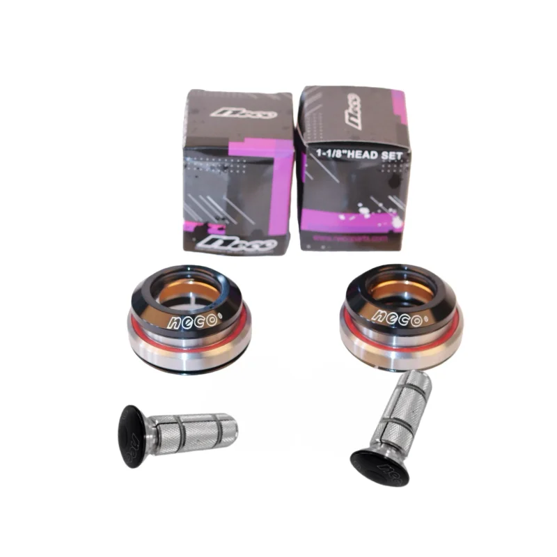 NECO H373 30 مللي متر 39.8 مللي متر محامل مزدوجة دراجة سماعة دراجة هوائية جبلية سماعة الألومنيوم دراجة تحمل سماعة #2