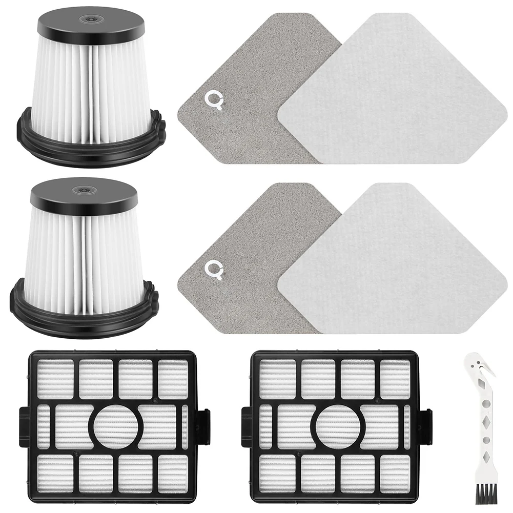 

Replacement Filter Kit For Shark BU3523, BU3521, And BU3120 Clean Lightweight Cordless Vacuum Cleaners Is Washable And Reusable.
