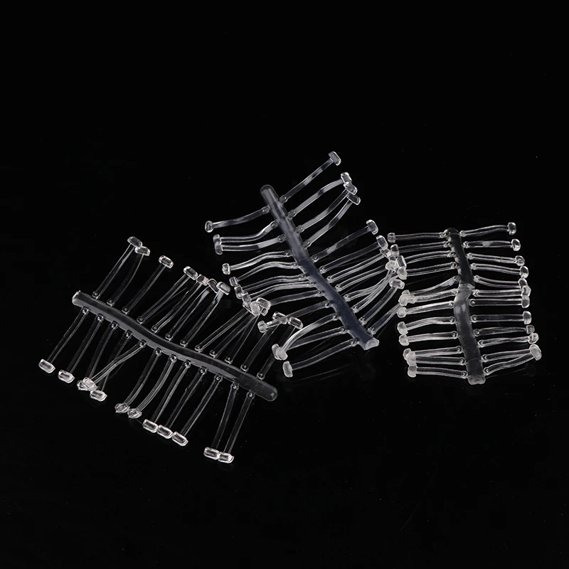 120Pcs/5Sheet Carp Fishing Hair Rig Fishing Bait Stop Pop Up Rig Stoppers Clear Color Boilie Inserts Fishing Tools