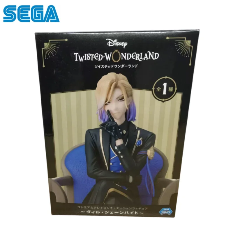 

В наличии: Оригинальная фигурка Sega Twisted Wonderland Vil Schoenheit, новая, в коробке, аниме-персонаж, игрушка.