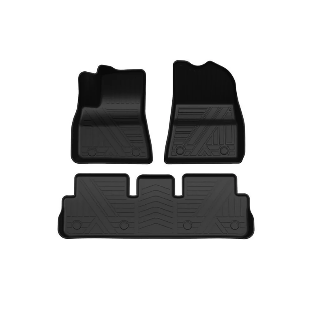 

For Tesla Model 3 TPE 2021-2022 Car Floor Mat Waterproof Anti-slip Non Toxic LHD Car Foot Pad Modification Accessories