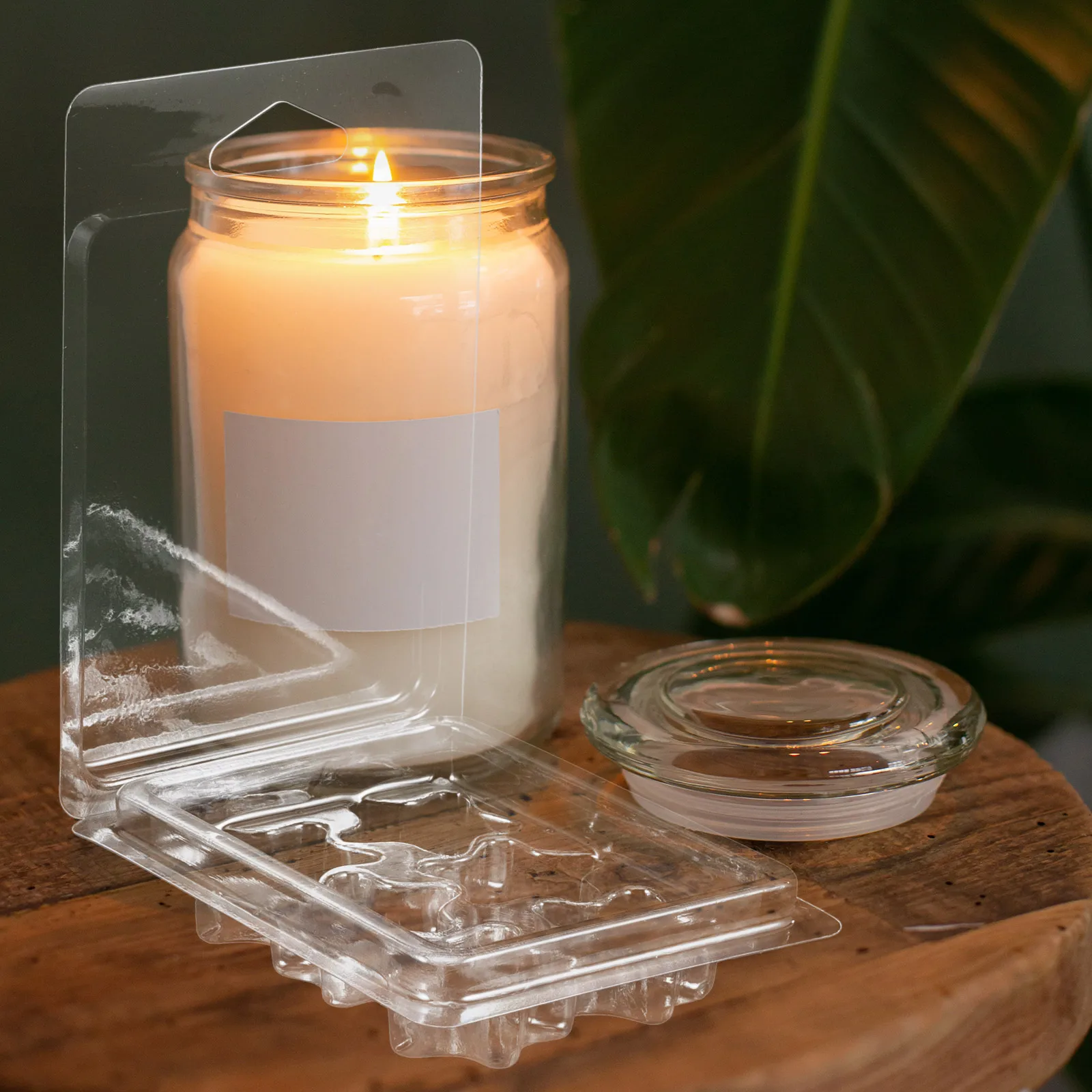 

50Pcs Wax Melt Mold Transparent Clamshell Multi-Function Cube Mold for Soap Chocolate Making Supply Empty Packing Box