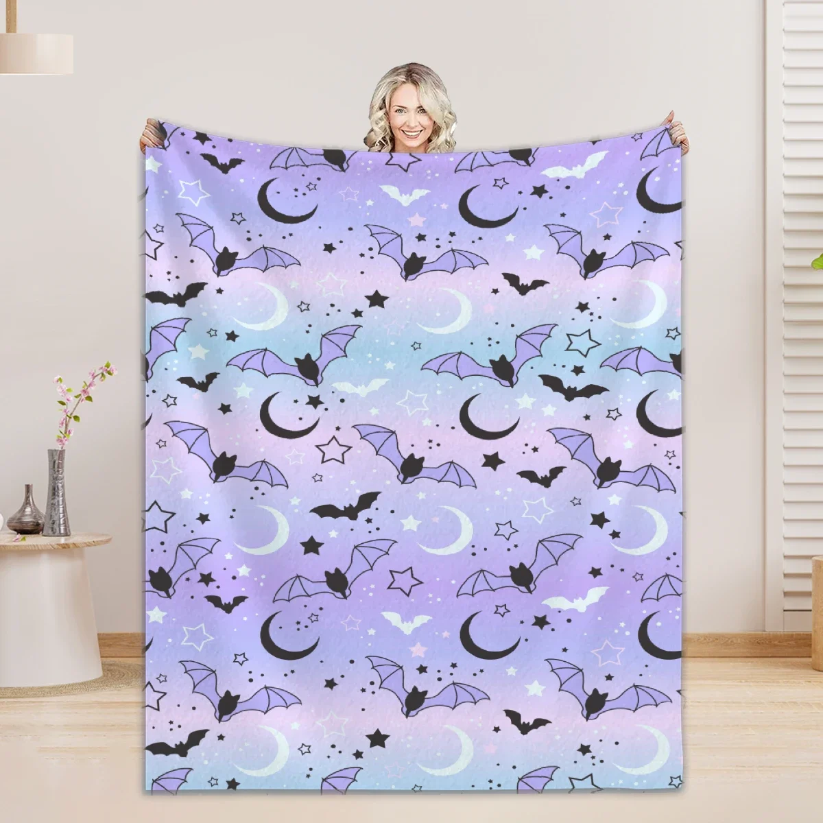 cobertor-de-flanela-com-estampa-de-halloween-design-de-morcegos-e-lua-no-ceu-roxo-para-decoracao-de-sala-de-estar-e-presente-de-festa