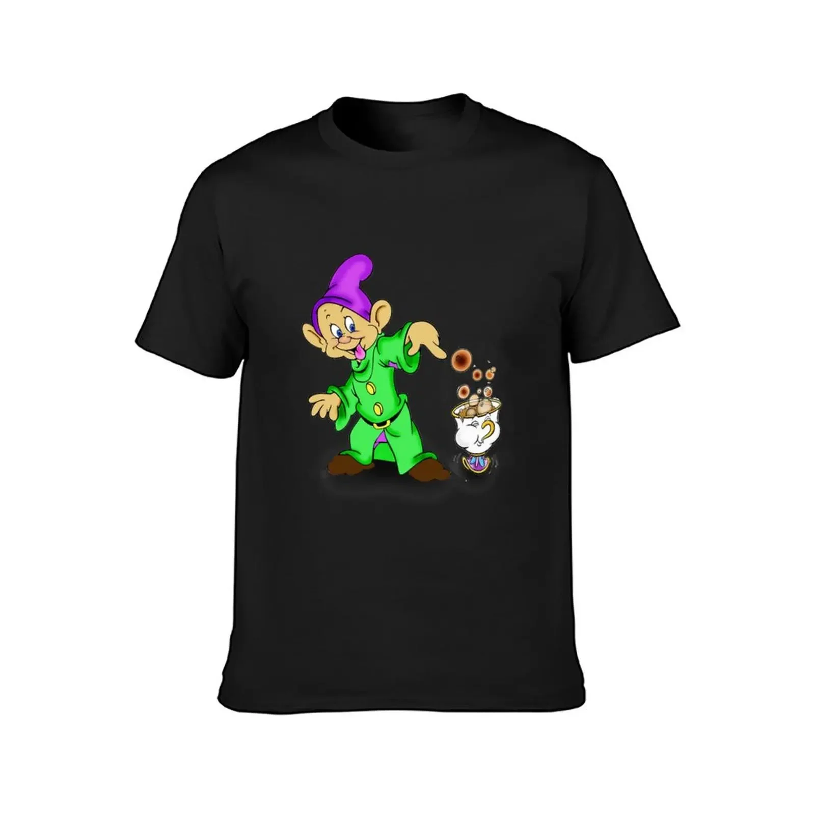 Dopey and Chip T-Shirt anime t shirts man t shirt luxury clothing labubu mens designer clothes