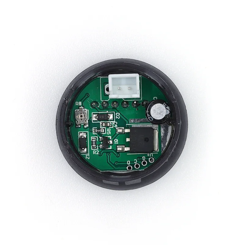 DC 4-100V LED Digital Display Circular Two-wire Voltmeter DC Digital Voltmeter Head Display Reverse Connection Protection