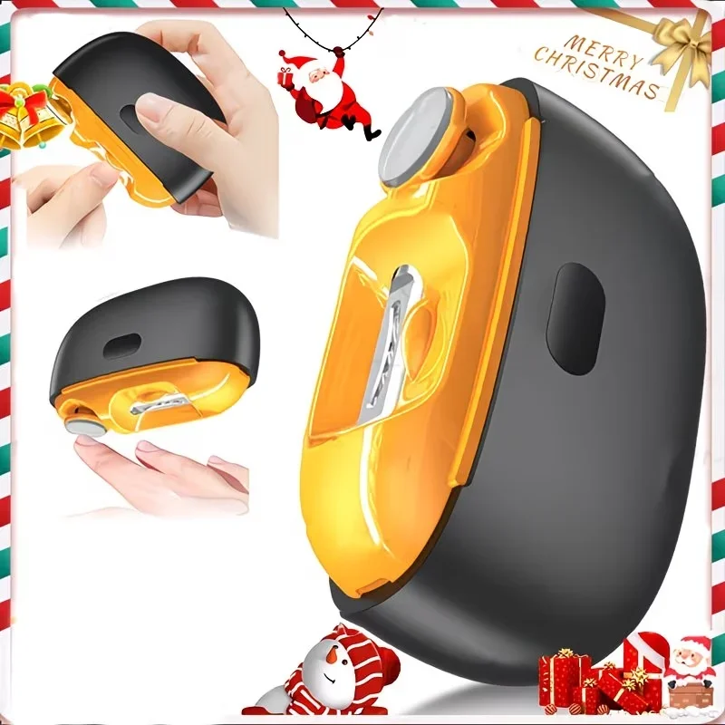 

Rechargeable Portable Electric Nail Clipper 2-in-1 Polisher And Grinder with 2 Speeds Dust Collector for family Nail Trimmer
