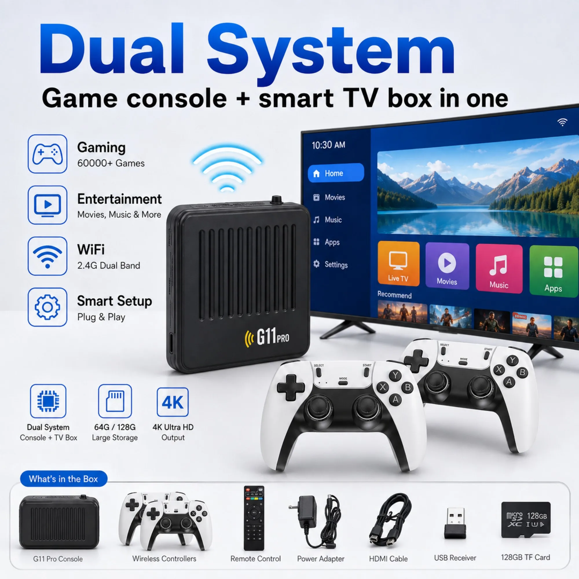 G11 PRO 2-in-1 TV- und Gaming- – Retro Gaming Hdmi Bewertung und Preis