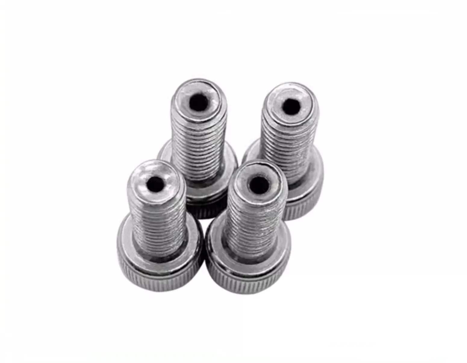 10PCS M3 304 Hexagonal Hollow Perforated Exhaust Screw Cylindrical Head Vacuum Hollow Through-hole Mask Machine Threading Nail