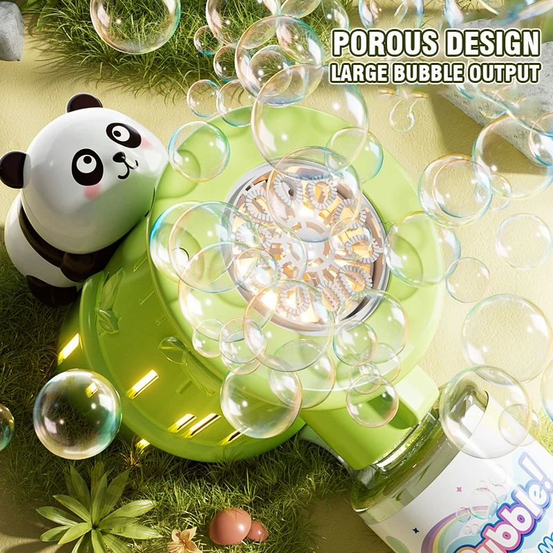 Pistolet à bulles KrasnoElectric pour enfants, fabricant de bulles de dessin animé mignon, jouet soufflant, jeux de fête, jouets d'extérieur, cadeau