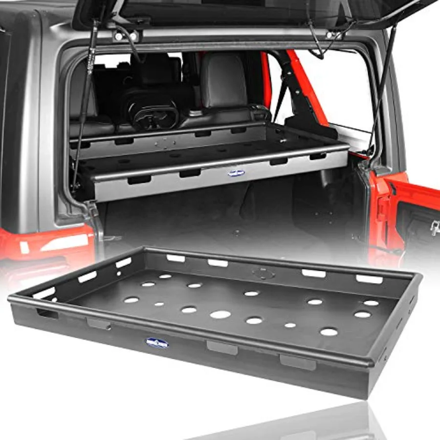 

Wrangler Interior Cargo Rack Trunk Shelf Rear Luggage Storage for Jeep Wrangler JL 4Door Unlimited 20182025 w Hard Top
