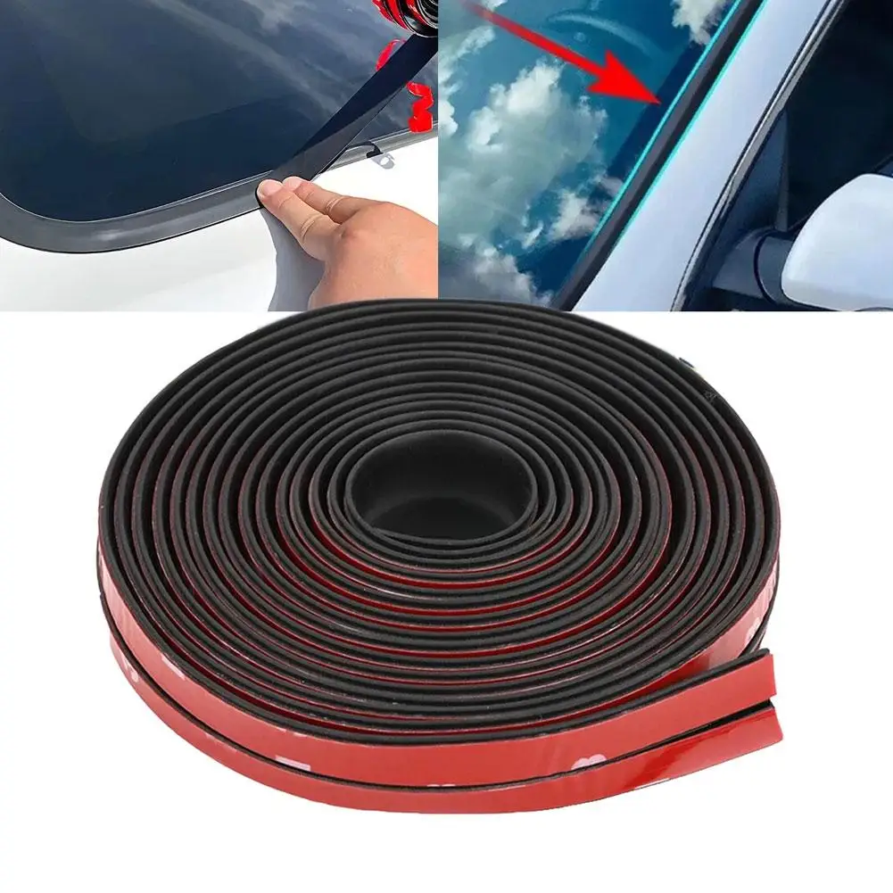 Universal Car Door Rubber Seal Strip Self Adhesive Hollow Weatherstrip For Car Truck SUV Trunk Window Soundproof Waterproof U3I9