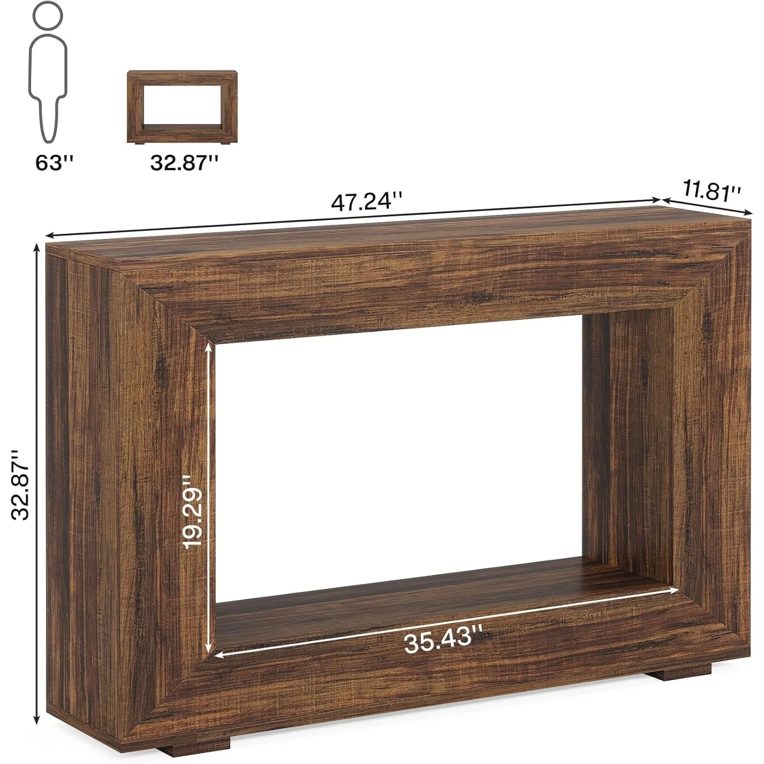LITTLE TREE Console Table with Storage Space in the Entrance Area for Entrance, Hallway, Living Room image 3