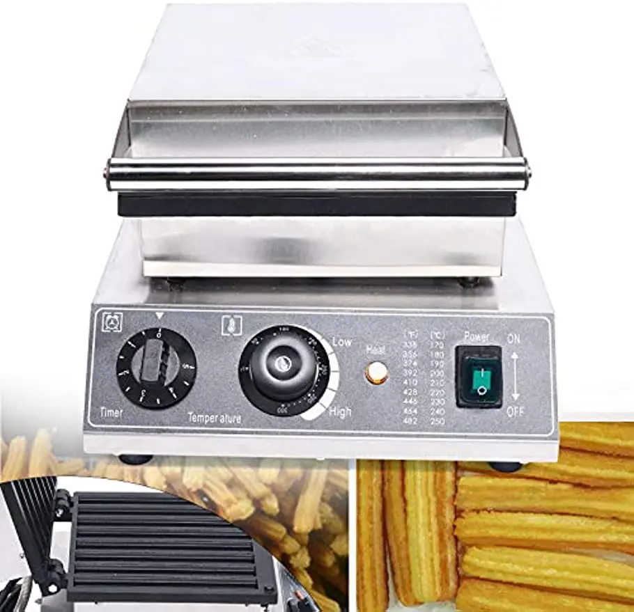 110V 8pcs Commercial Electric Baker Maker Iron Machine