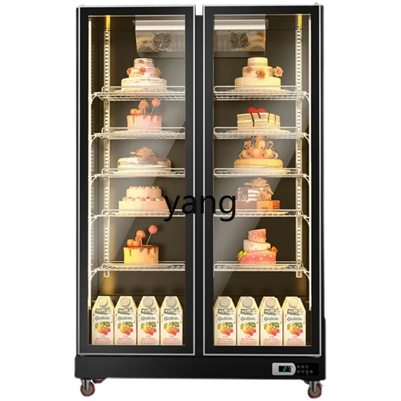 Lcx commercial vertical air-cooled cake cabinet fruit fresh dessert cabinet