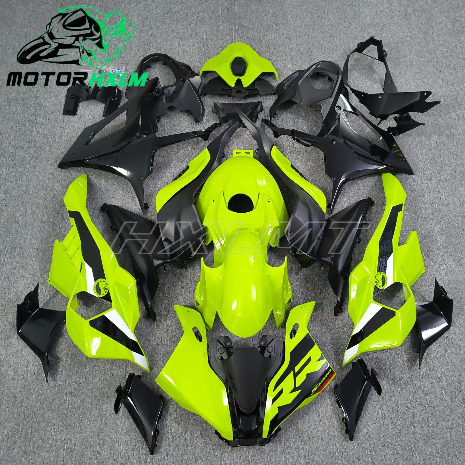 For BMW S1000RR M1000RR 2023 2024 Pure Carbon Painted look Winglets Rear Parts Fenders Tank Cover Fairing Kits