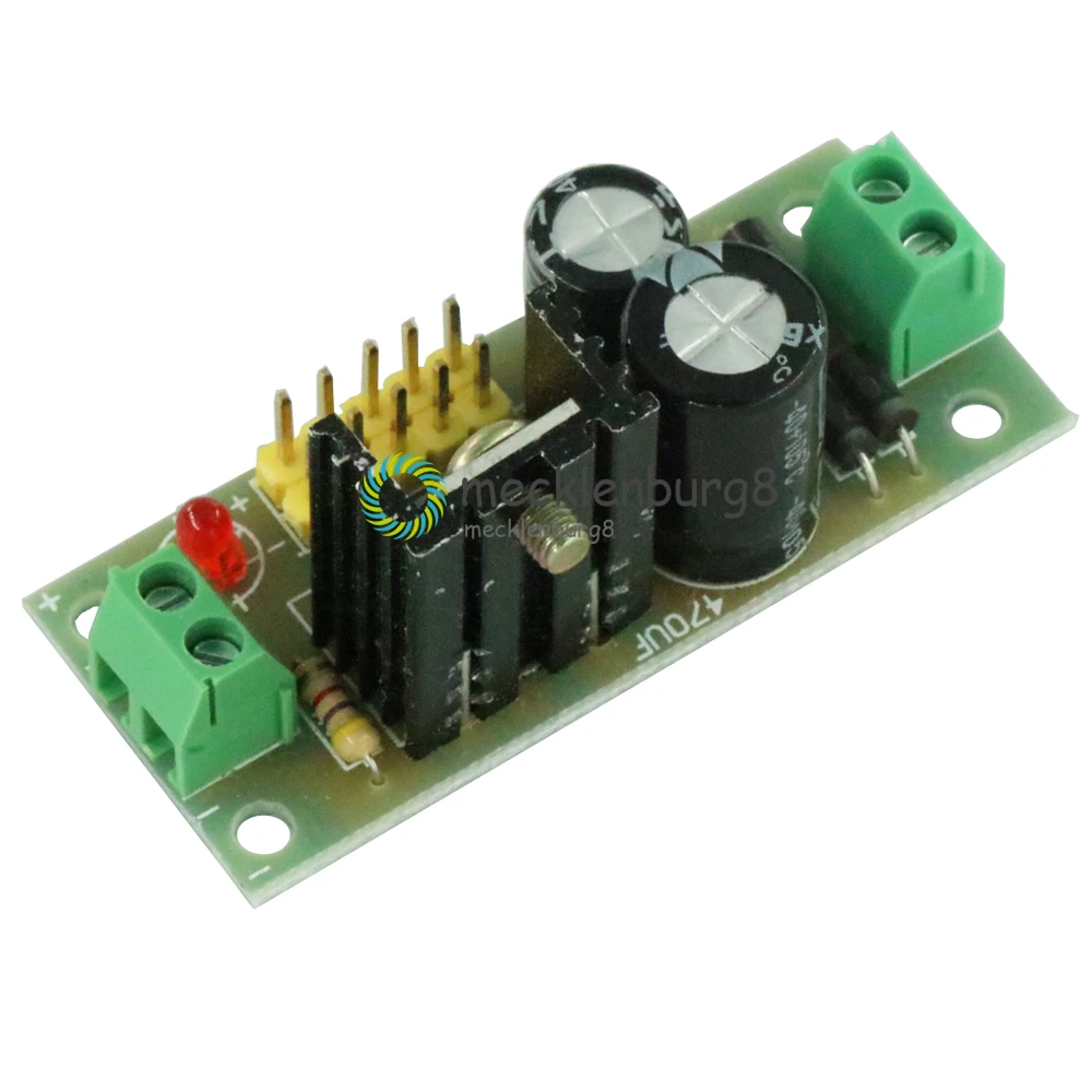 LM7805 L7805 Step Down Converter 7.5 V-20 V to 5 V Controller Buck Power Supply Module for Arduino