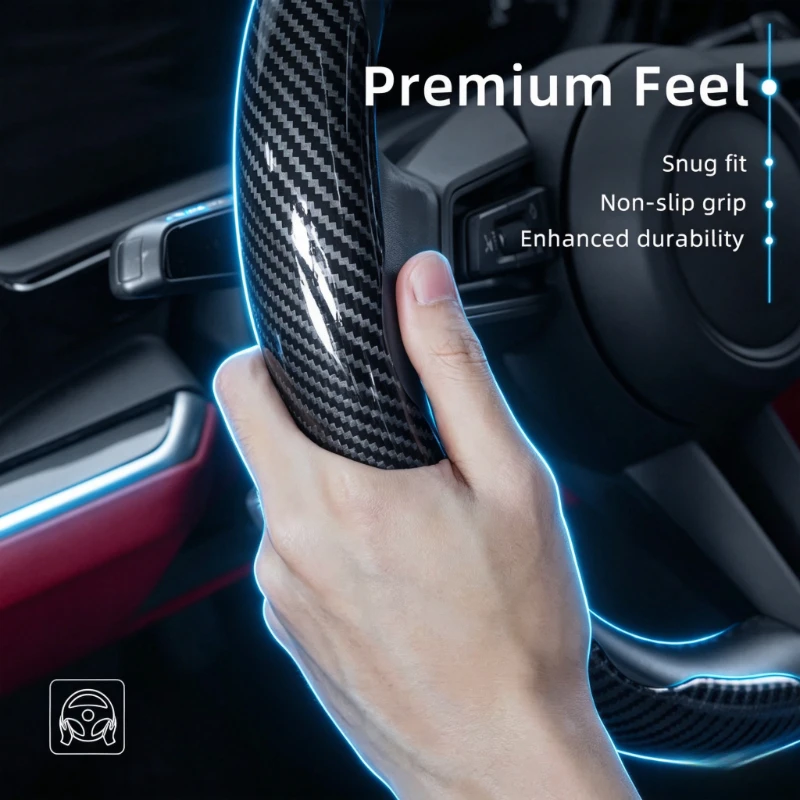 In-Car Steering Wheel Covers for BYD Atto 3 Dolphin Sealion Han Song Qin Plus Tang Yuan Style Seagull, Shark and E-Max E6 Models