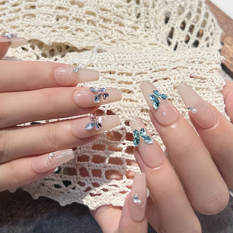 20pcs Mini Colorful Love Nail Charms 3D Glitter Rhinestone Nail Art Decoration Nail Accessories Diy Manicure Design Decoration