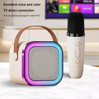 K12 Karaoke Machine Wireless Speaker with Microphone LED Lights Bluetooth 5.3 Singing  Speaker Home Party Gift for Kids Adult