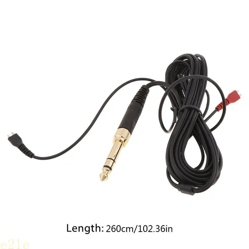 

E21E Gaming Cable Headphone Cable Extension CordHeadset Cord Extension Noise Cancelling Cable for HD230/HD250/HD250