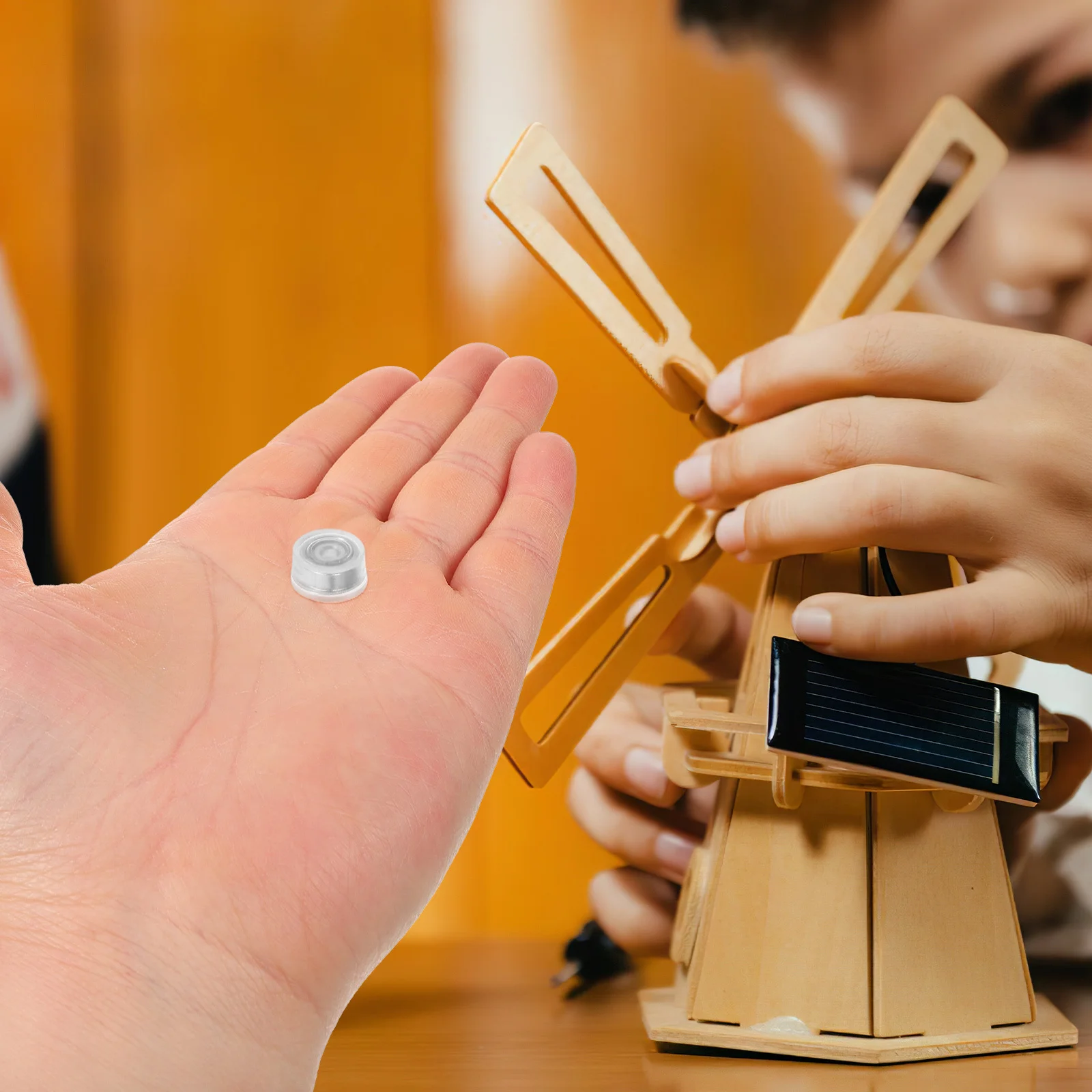 100 قطعة قاعدة تحمل الدورية محامل كروية صغيرة Crafts بها بنفسك الحرف شفافة الغزل طاحونة الحرفية قاعدة دوارة لصنع المجوهرات