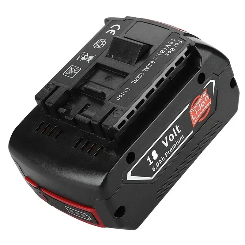 For BOSCH 18V Original Lithium Battery Replaceable BOSCH Battery Pack 6.0AH Original Tool Rechargeable Battery Ultra long life