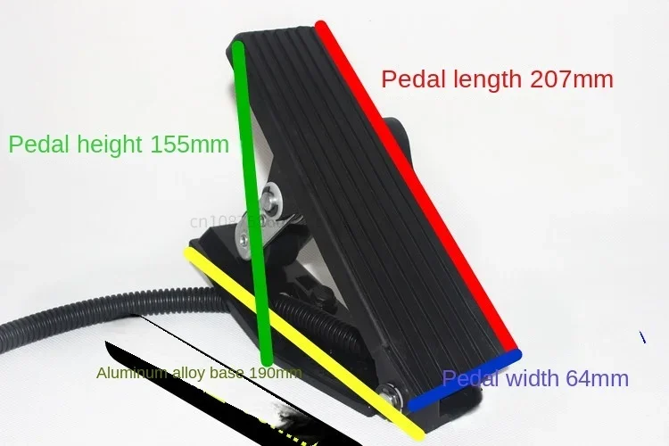 Electric vehicle four-wheeler 12v pedal accelerator pulley pedal 4-wire electronic  carpet speed adjustment