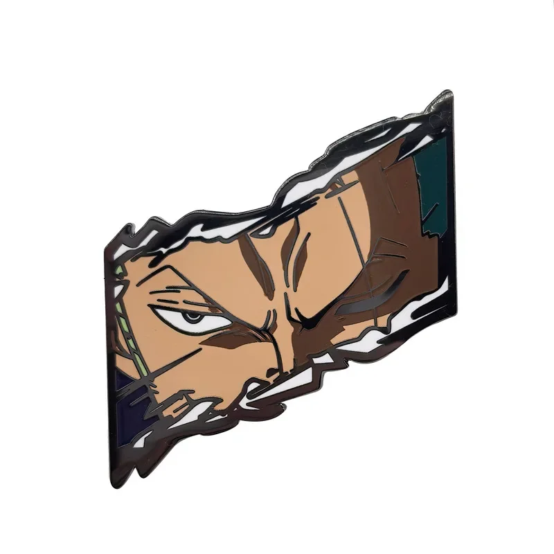 Luffy Zoro Adventure Enamel Pin – Pirate Crew Metal Brooch, Manga Anime Character Pin Pendant for Jackets, Bags, Hats, Cosplay
