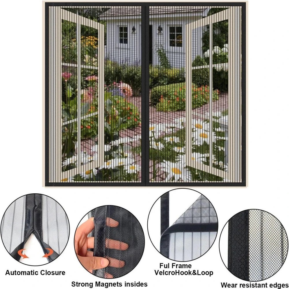 Sommer Schlafzimmer Magnetische Fenster Bildschirm Moskitonetze Insekten Fliegen Vorhang Selbstklebende Unsichtbare Verschlüsselung Abnehmbare Vorhang