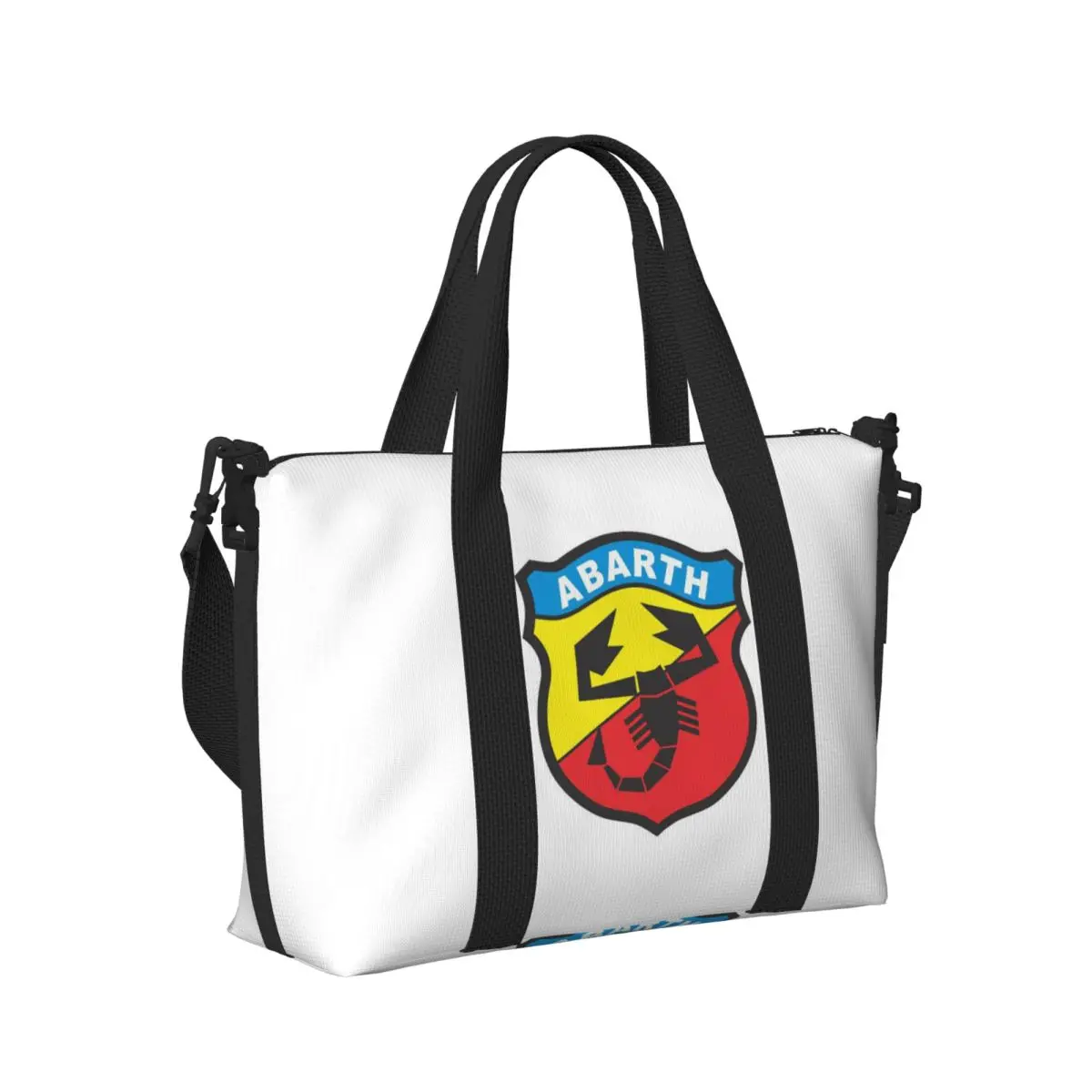 

Abarth C Cool Beach Travel Bag Large Capacity Tote Bags for Gym Yoga Women Shopping Duffle Shoulder Bag