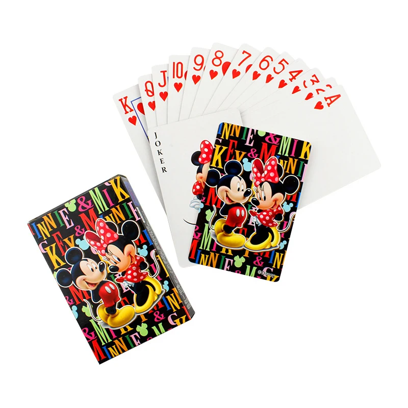 Disney Playing Cards Mickey Minnie Mouse Marvel The Avengers Frozen 4 Styles Poker Paper Card Game For Adult Children