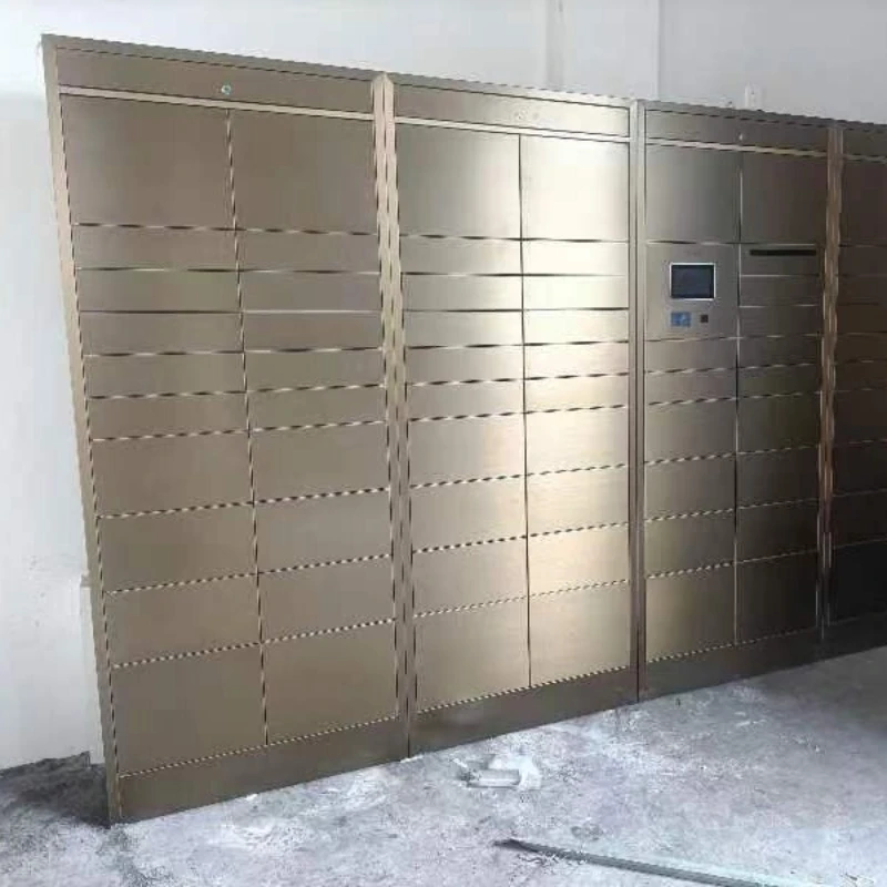 Community Smart Stainless Steel Mailbox Multifunctional Storage Box Building Indoor Mailbox Mailbox Outdoor Inbox