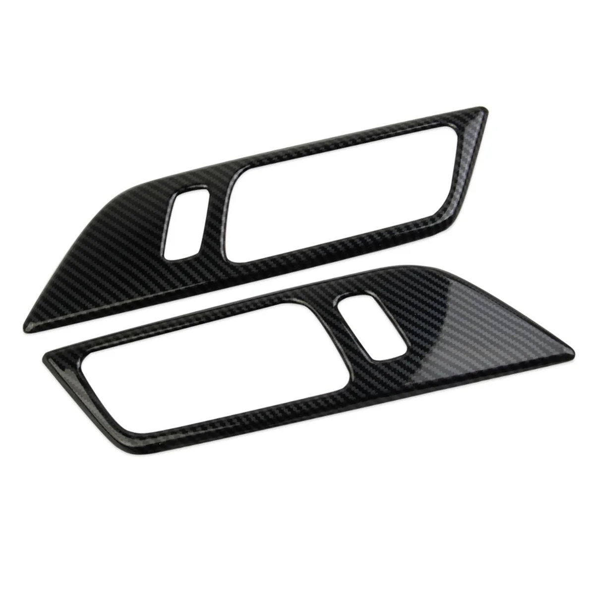 

Inner Door Handle Panel Cover Trim for Ford Mustang 2024 Accessories Carbon Fiber ,Without Memory Seat