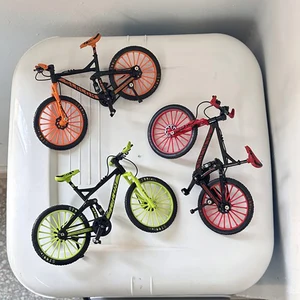 Mini Finger Mountain Bike Diecast Bicycle League, Collection Simulation, Running Casting, Bike Metal Toys for Boys, 1:10 8 Main Miniature Bike Sales - №2