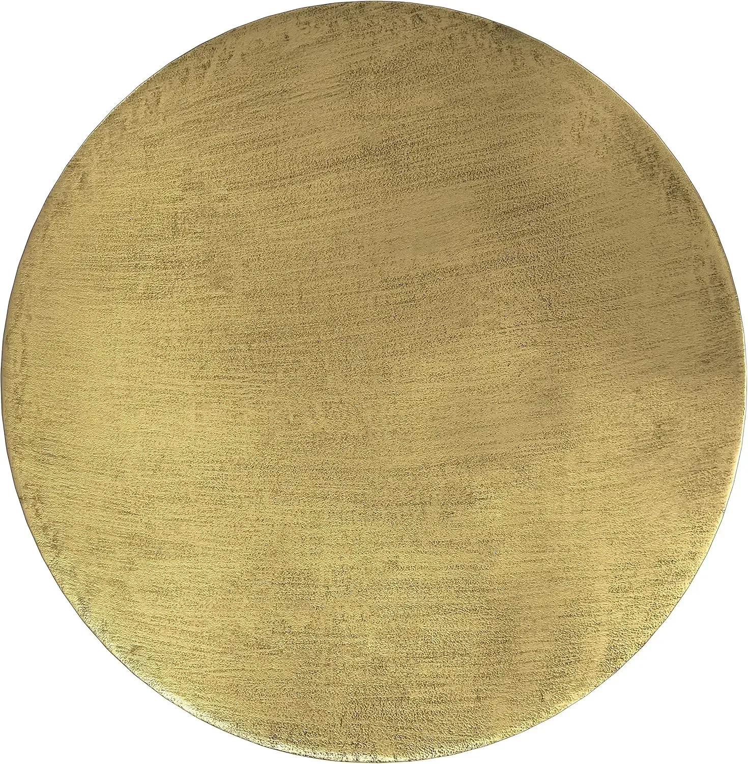 Johnsen Boho 30 Inch Wide Metal Coffee Table in Antique Gold, Fully Assembled, for The Living Room and Bedroom