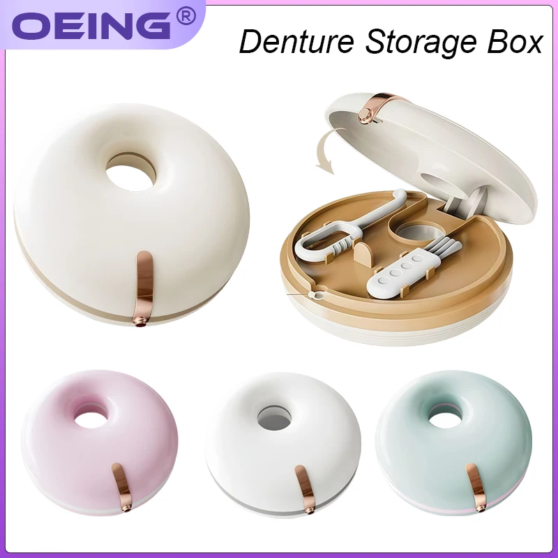 1Pcs Portable Brace Case: Compact Storage Box for Children's Orthodontic Retainers and Invisalign Aligners