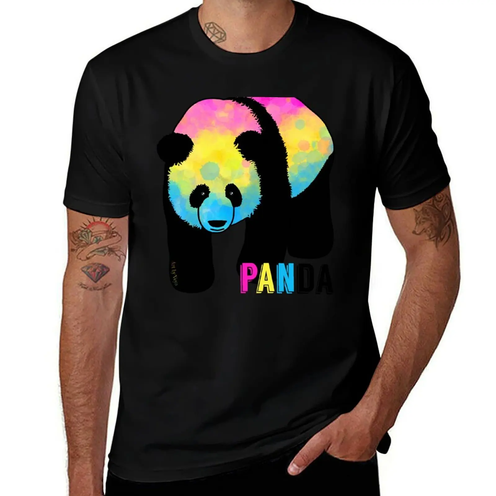

It's a PANda T-Shirt black cotton t-shirt plain for man package cotton t shirt pack t shirts for man graphic funny T-Shirt