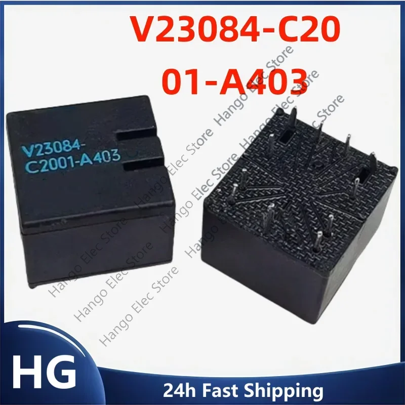 5PCS Original brand new  V23084-C2001-A403 10Pins 12V Relay