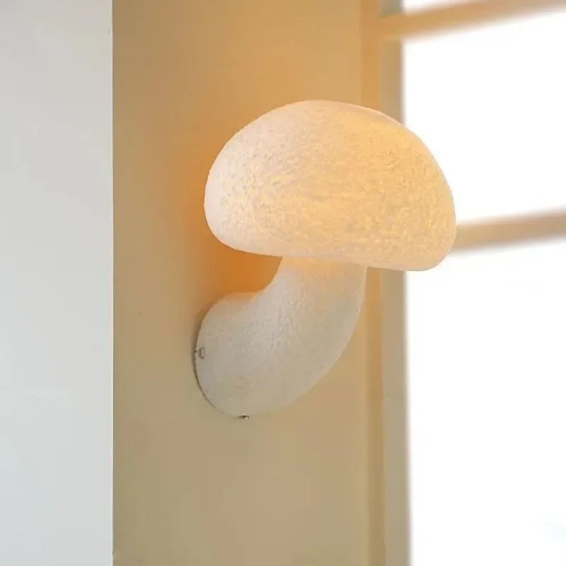 Elegant Art Wall Lamps Luxury Modern Mushroom Minimalist Wall Lamps Outdoor Nordic Lights Salon Indoor Lamp Home Decorations