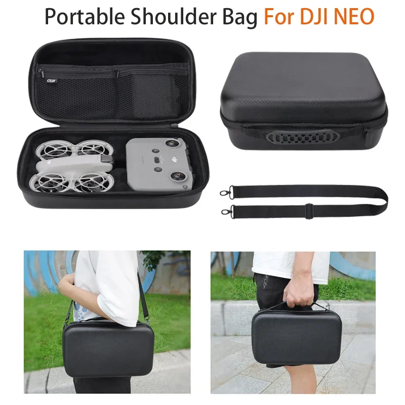 

Сумка для хранения на плечо с дистанционным управлением для дрона, защитный чехол DJI Neo, сумка для переноски большой емкости для DJI NEO, аксессуары для дронов