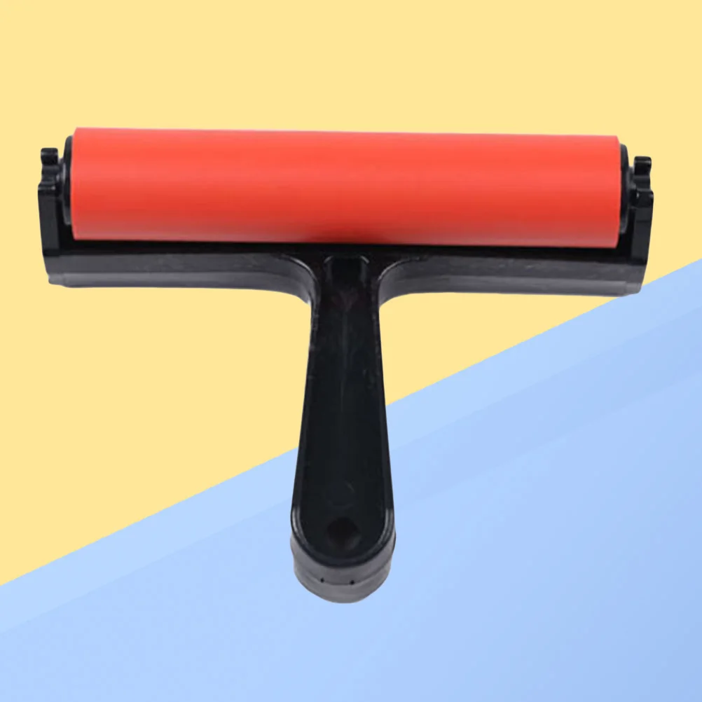 

15Cm Oil Ink Roller Professional Painting Tool Smooth Glue Application Wide Handle Stamping for Sound Deadening Mat