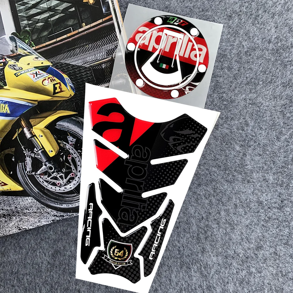 Untuk Aprilia RS660 RS125 Tuono660 Tank Pad 3D Stiker motor aksesoris pelindung bahan bakar penutup Decal RS4 Tuono RS 660 457 125