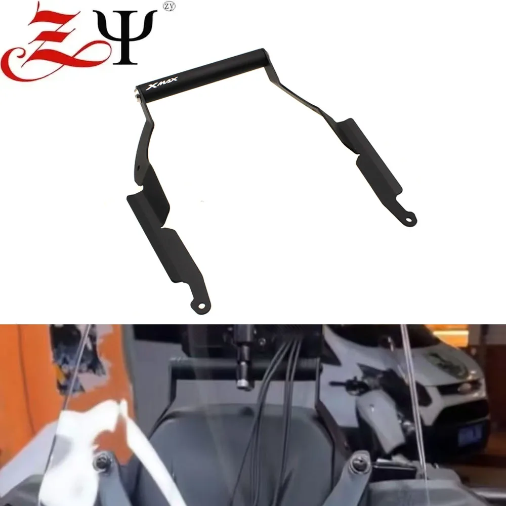 

Handlebar Extension GPS Navigation Bracket For Yamaha XMAX 300 XMAX 300 Tech Max+ 2025- Handle Bar Cellphone Phone Support