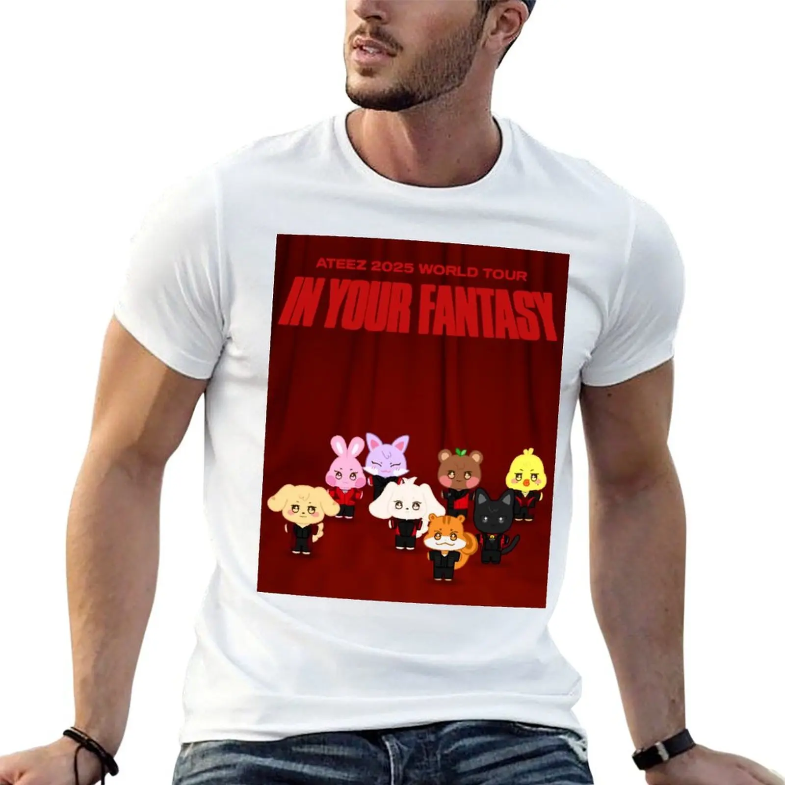 

Aniteez In Your Fantasy Tour Outfit Poster T-Shirt cotton tshirt 100% funny t shirts man T-Shirt