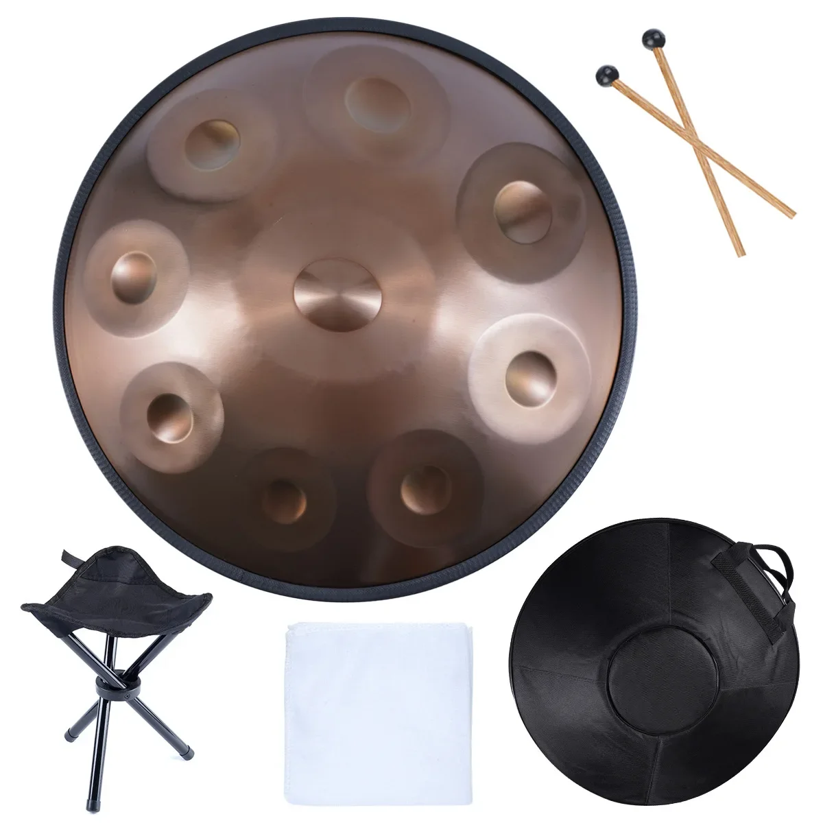 Handplate handpan22 inch flying saucer drum percussion instrument 9-tone 10-tone ethereal steel tongue worry-free drum