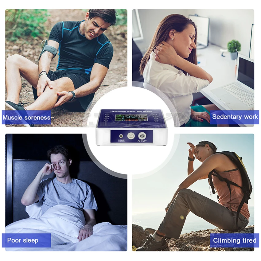 Molecular Hydrogen Water Bath Generator Machine Foot Bath Massager Hydrogen Detox Foot Spa Massage Instrument