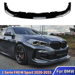 For BMW 1 Serie F40 M Sport 118i 120i 128ti 2020-2023 Front Bumper Lip Splitter Diffuser BodyKit Spoiler Bumper Auto Part Tuning