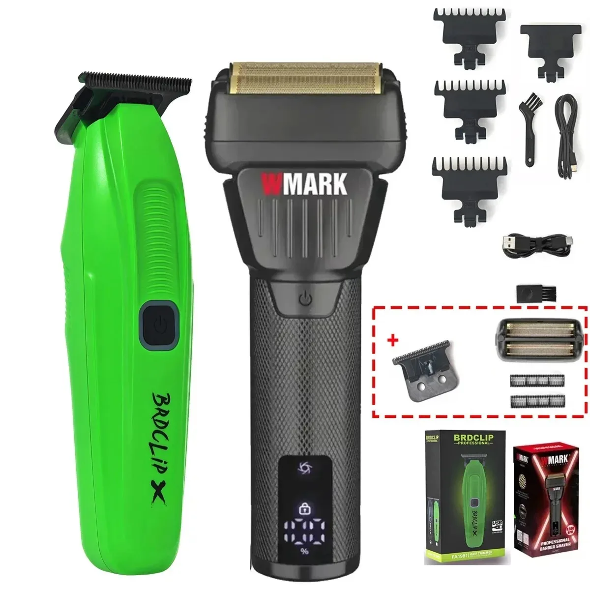 WMARK NG-7982 BRDCLIP FA-1981 Professional Electric Hair Clipper